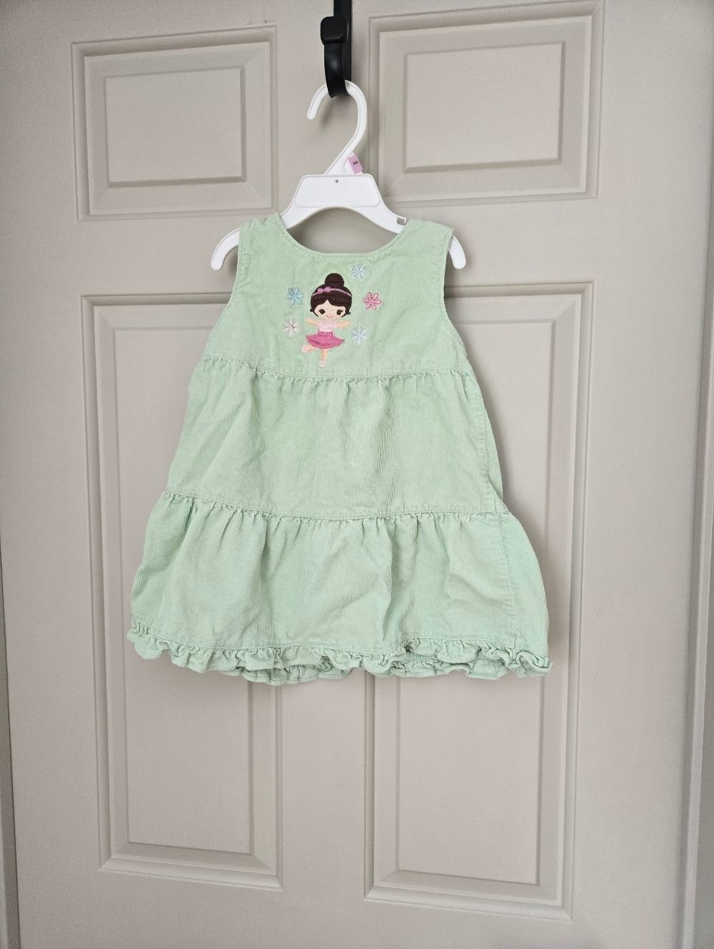 Gymboree Corduroy Dress 2T – Ballerina Embroidered – Toddler Girl Dress